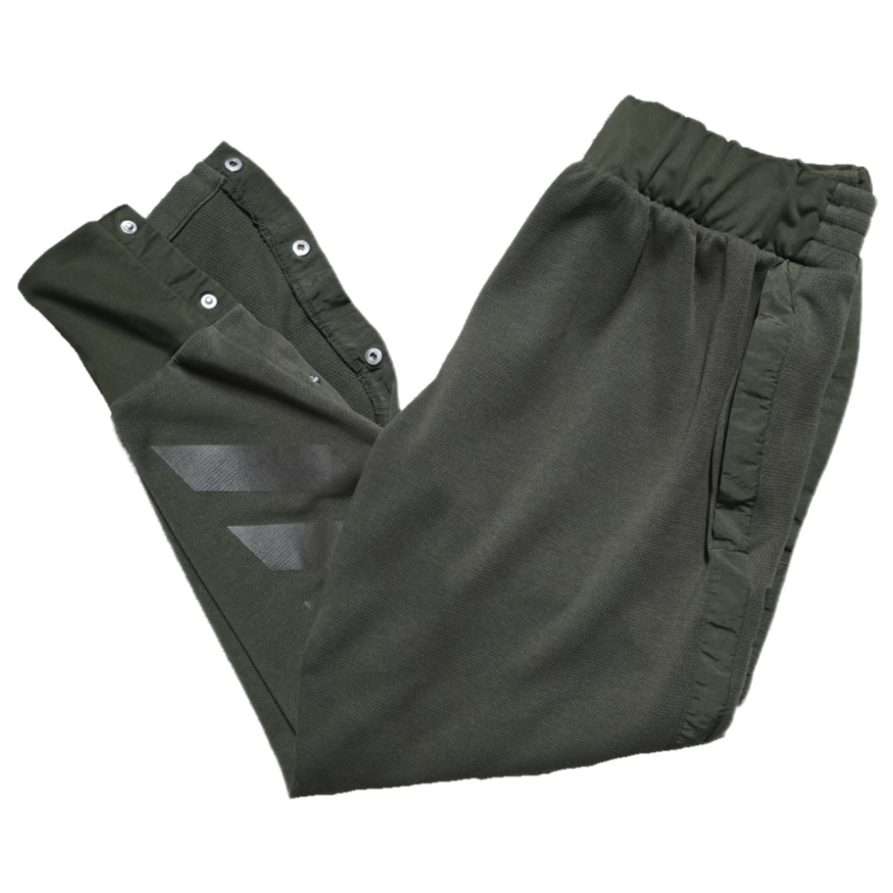 Adidas James Harden Mens L Basketball 0001.9.89.8.26 Olive Fleece Pants EUC